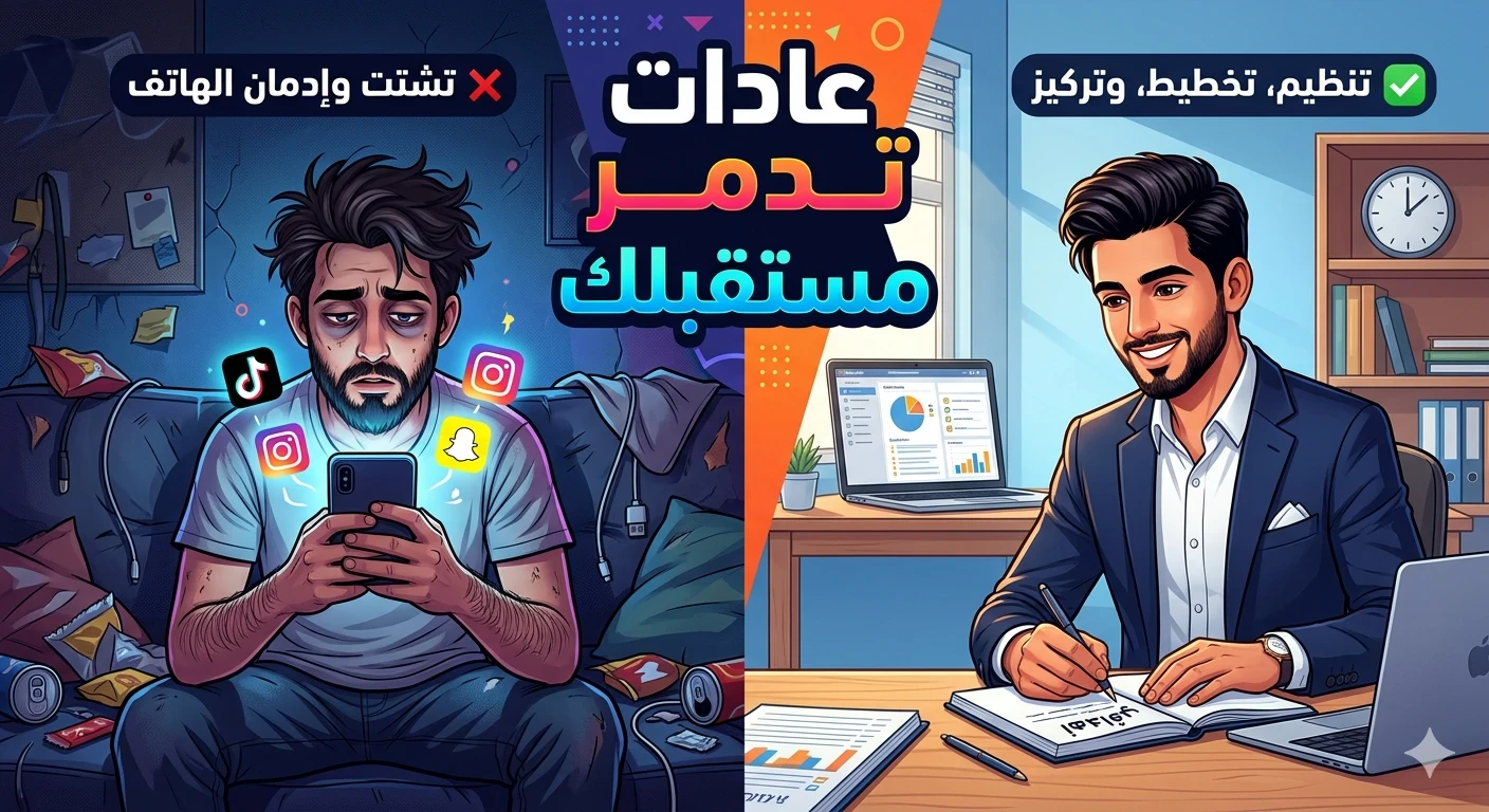 image about أشياء بسيطة تفعلها يوميًا تدمر مستقبلك دون أن تشعر (تجنبها قبل فوات الأوان)