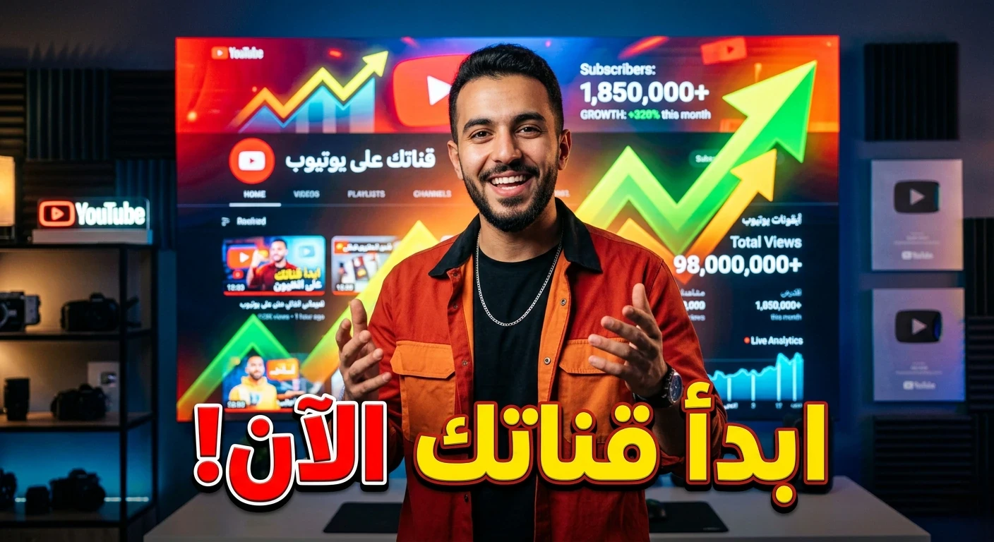 image about كيف تبدأ قناة يوتيوب ناجحة من الصفر وتتجنب حقوق الطبع والنشر باحتراف