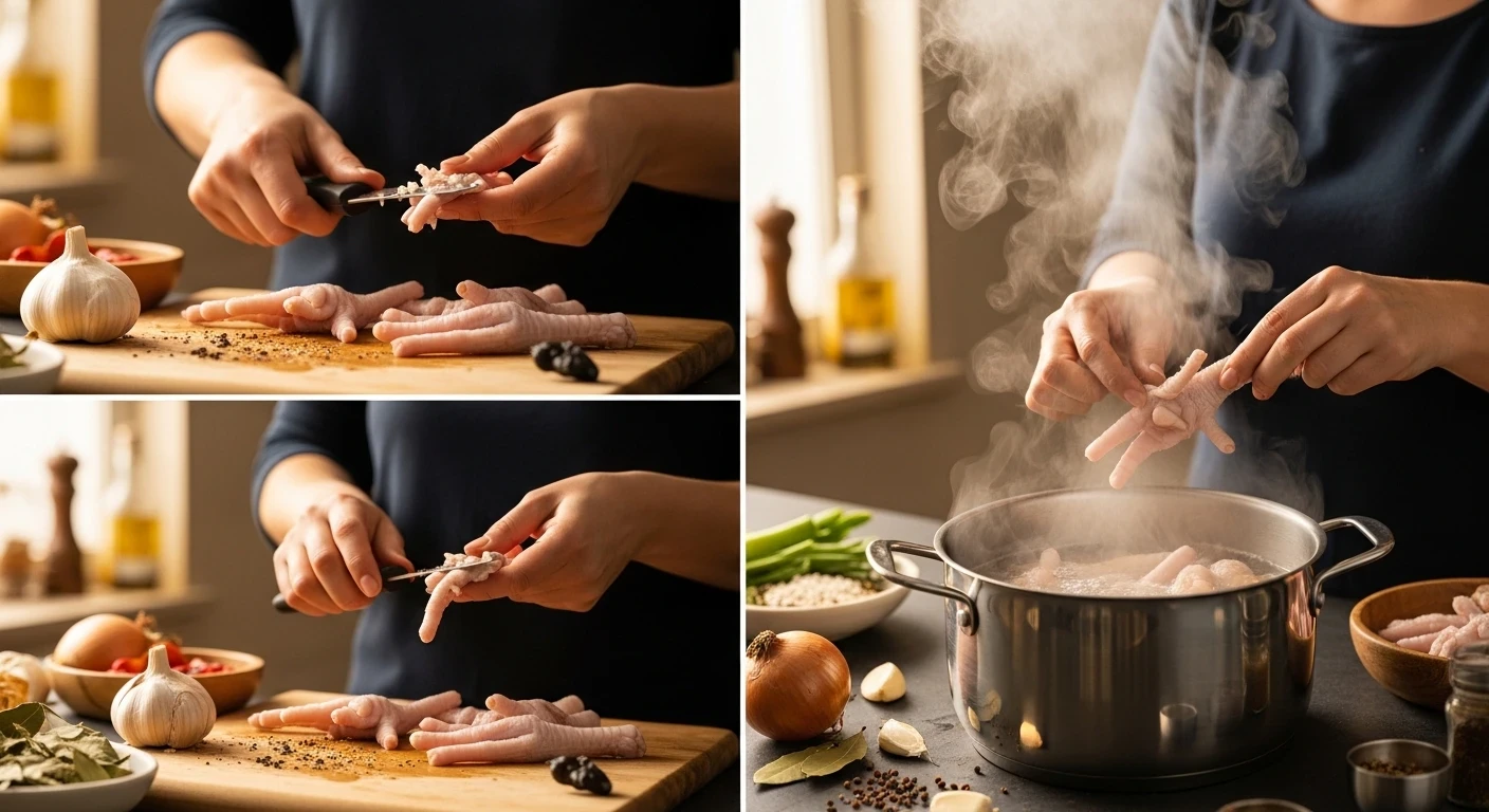 image about وداعاً لآلام العظام والتجاعيد: دليل شامل عن فوائد تناول أرجل الدجاج وطريقة تحضيرها