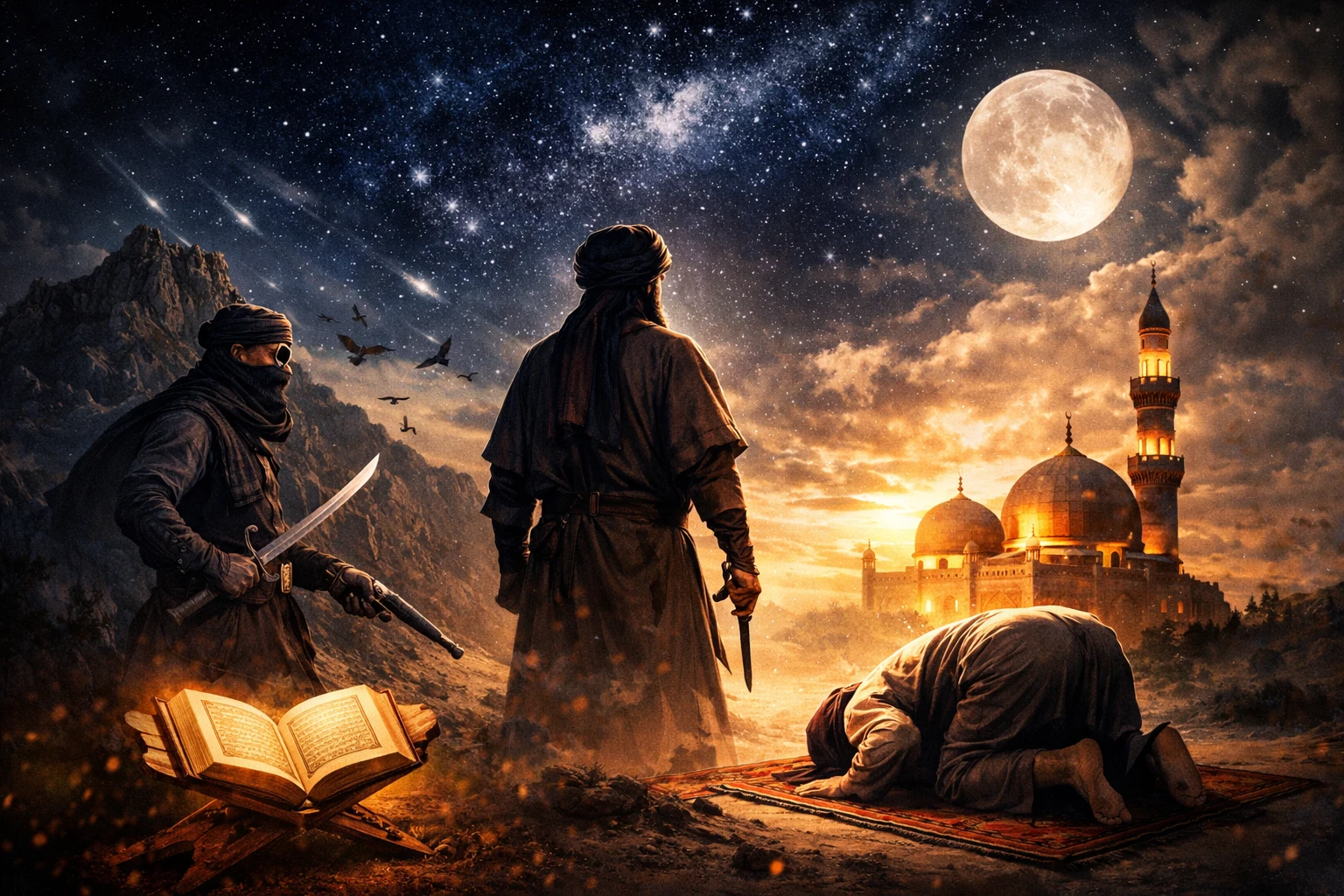 image about كان خارجًا إلى المعصية... فعاد من أولياء الله!⚡🌙