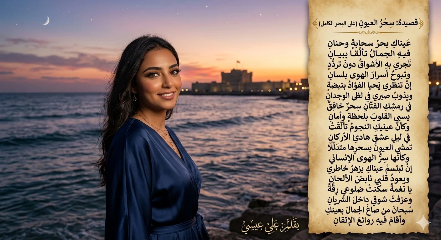 image about 📖 ديوان: تـراتـيـلُ الـجـمـالِ وسـِحـرُ الـعـيـون