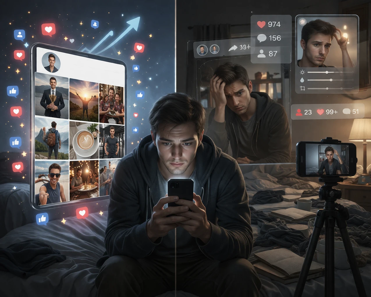 image about بين الأصالة والتمثيل: هل نعيش كما نحن أم كما يجب أن نبدو؟