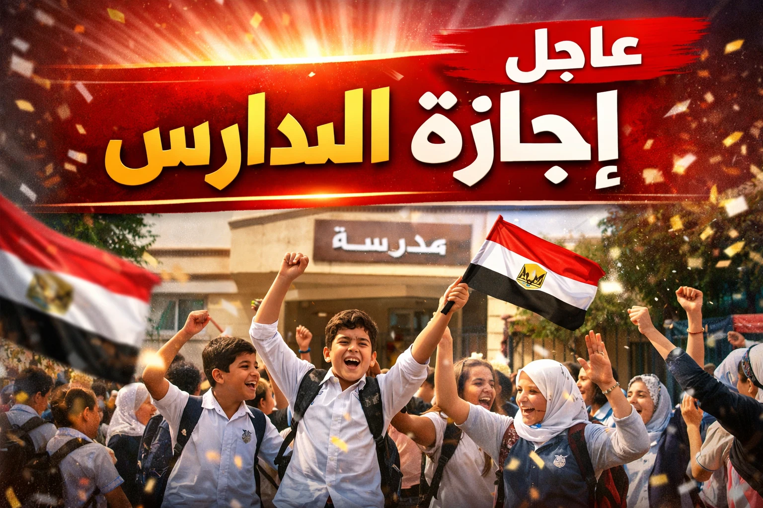 image about هل غدًا إجازة في المدارس؟ التعليم يحسم الجدل حول تعطيل الدراسة في مصر 2026