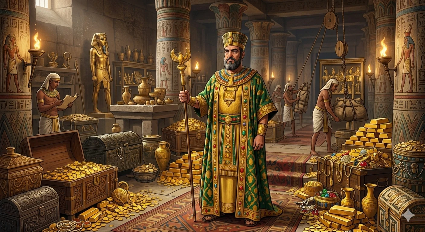 image about 📖✨ قصة قارون كاملة: نهاية الغرور وبداية العبرة ✨📖