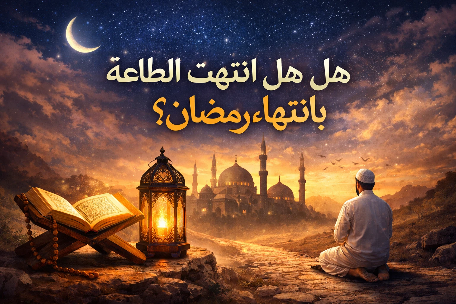 image about ماذا بعد رمضان؟ كيف تحافظ على أثر الطاعة وتبني طريق الاستقامة طوال العام