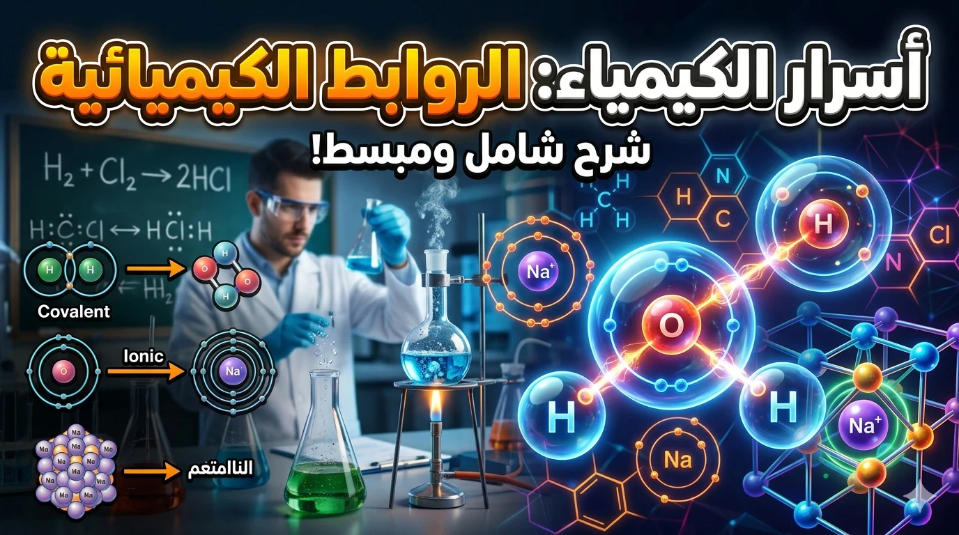 image about أسرار الكيمياء: رحلة في عالم التفاعلات ونموذج لويس النقطي 