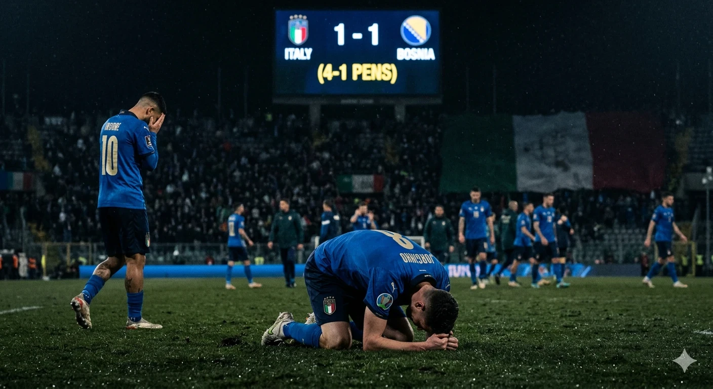 image about سقوط تاريخي: إيطاليا تغيب عن المونديال للمرة الثالثة على التوالي