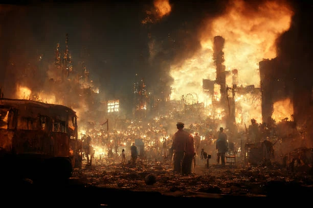 image about ندوب فوق وجه الإنسانية: تشريح مأساة الحروب