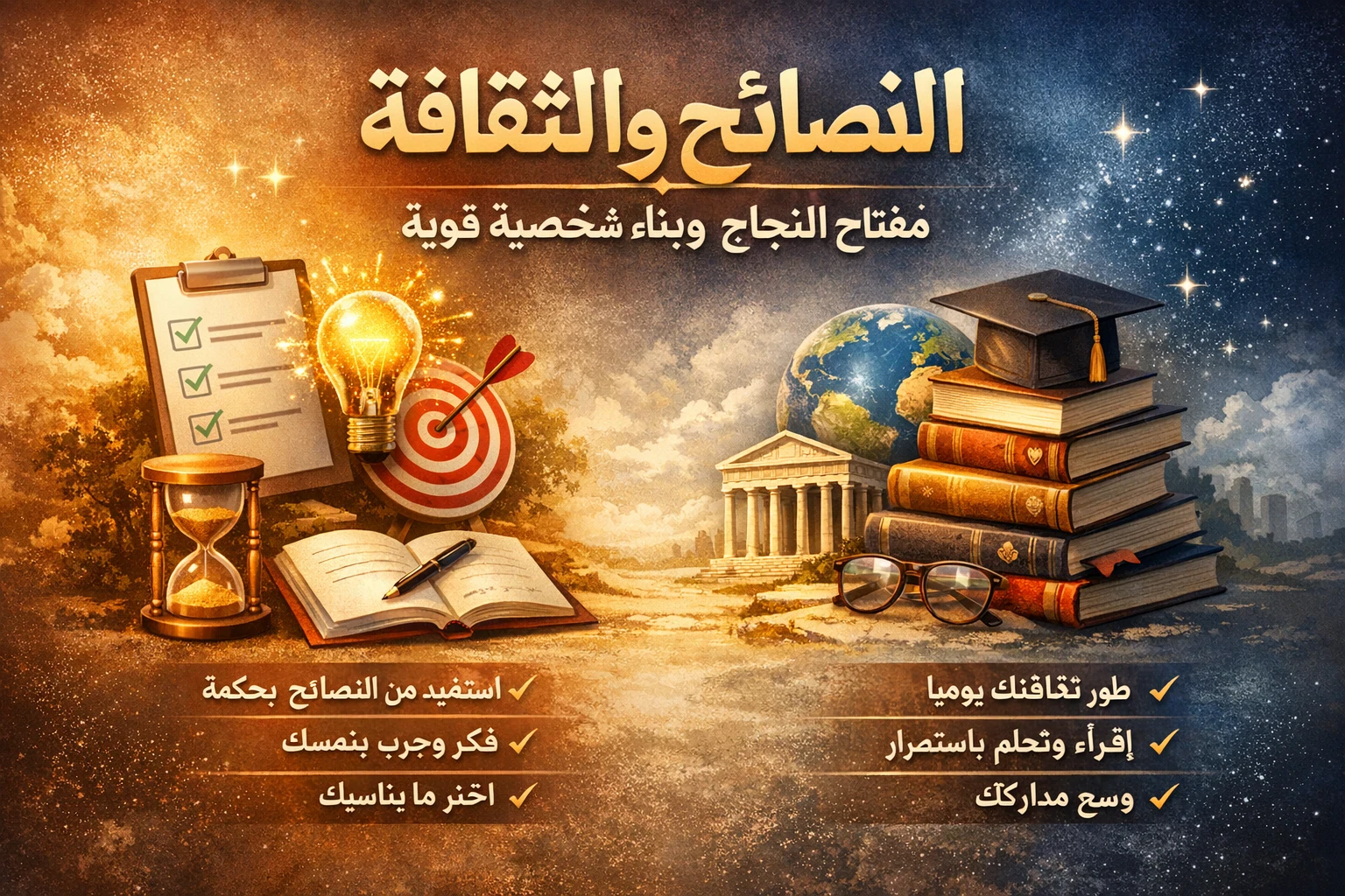 image about 🌟 خليك مثقف وذكي: أقوى النصائح لتطوير نفسك