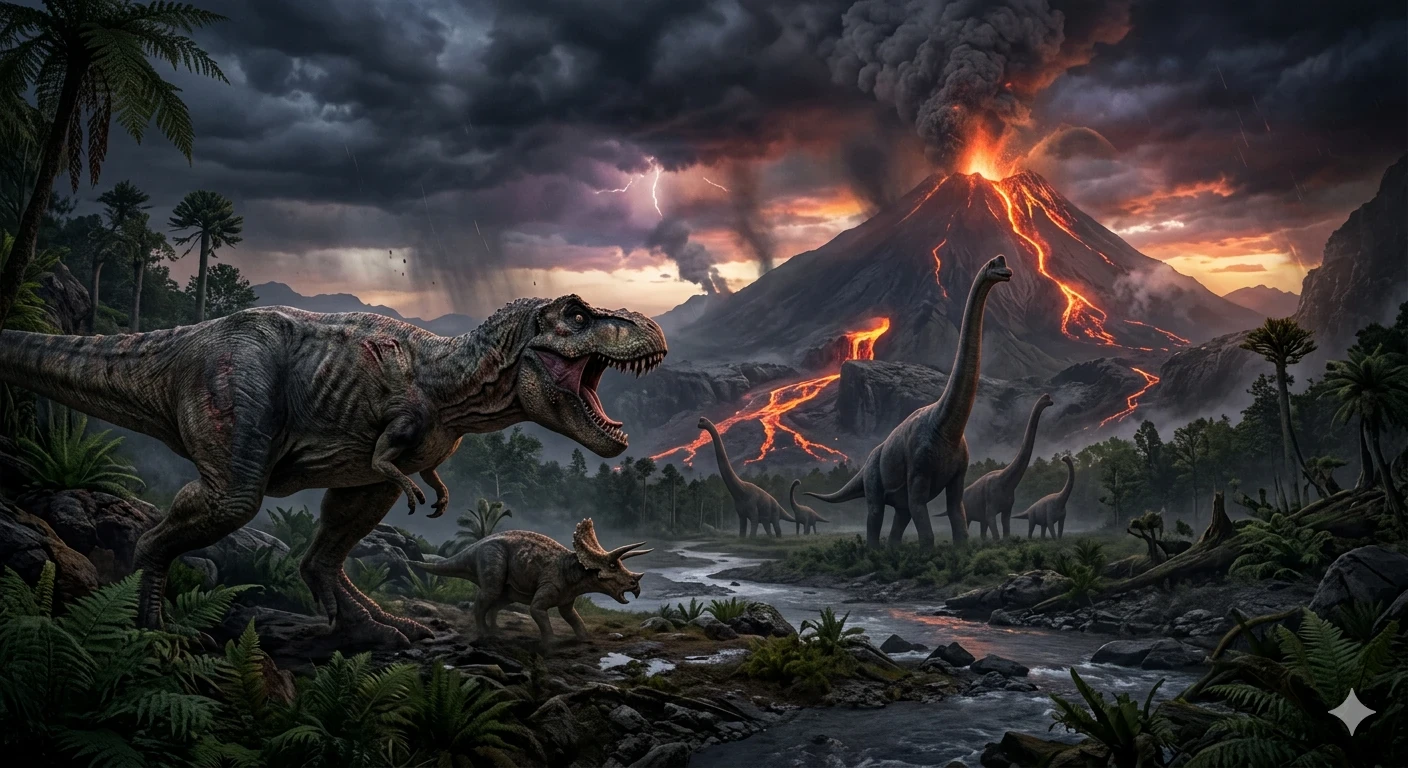 image about عصر الديناصورات: سيادة العمالقة على كوكب الأرض