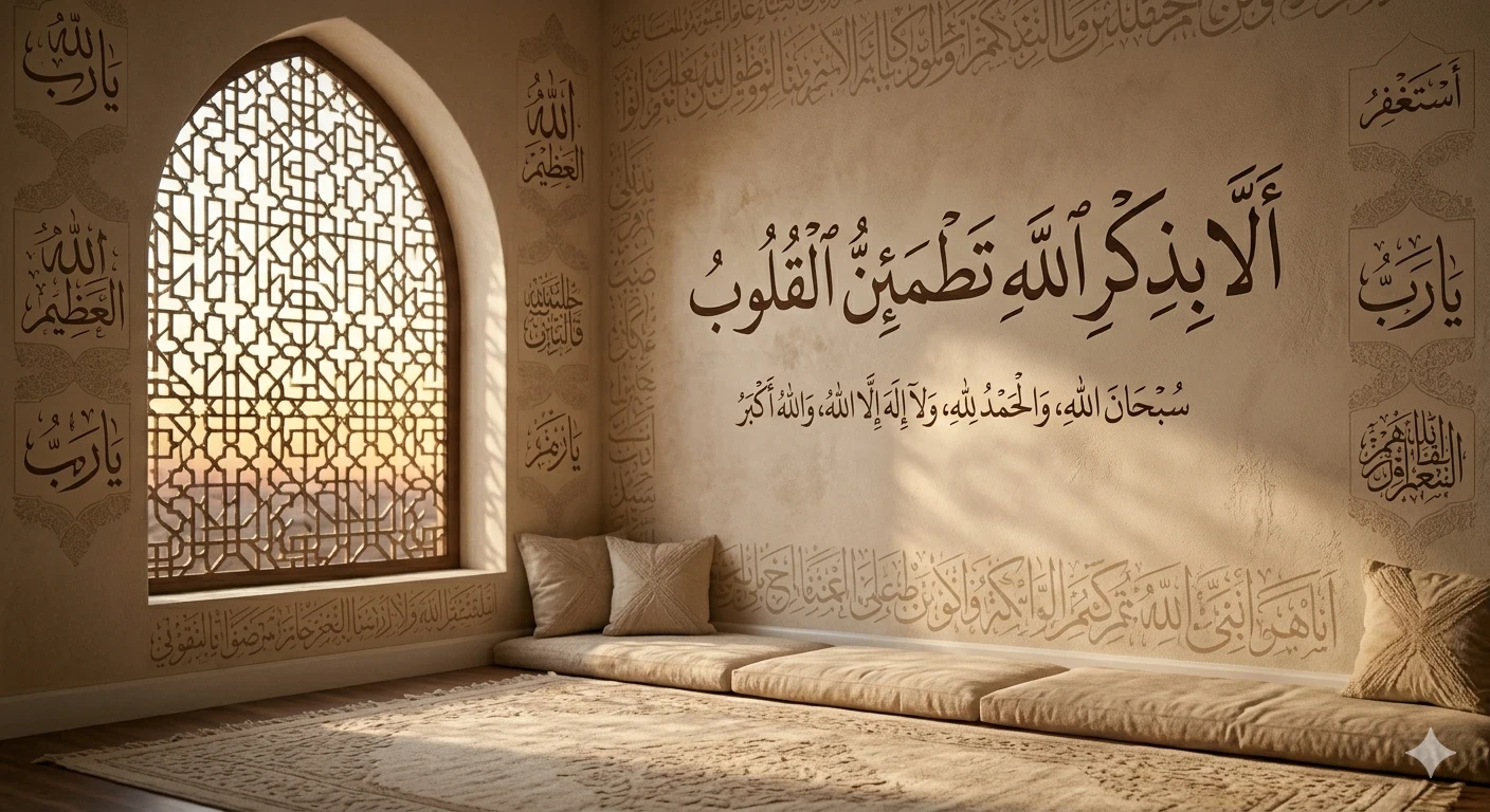 image about حصن الروح وسكينة القلب: في رحاب الدعاء والأذكار