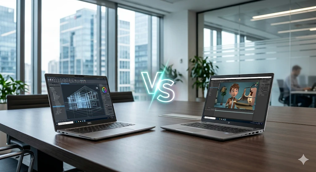 image about Dell precisionضد HP Z Book: من يفوز بلقب أقوى محطة عمل متنقلة في 2026؟