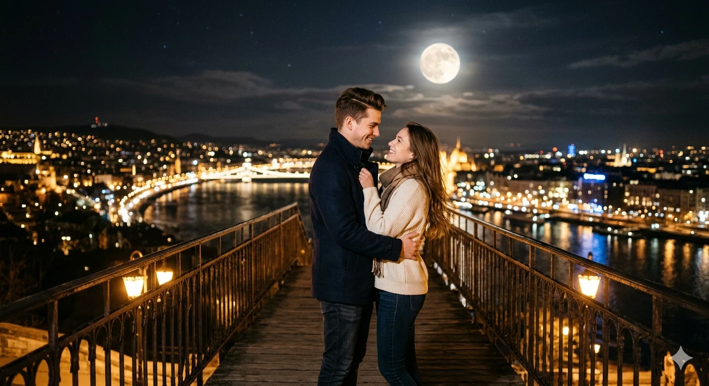 image about قصة حب تحت ضوء القمر