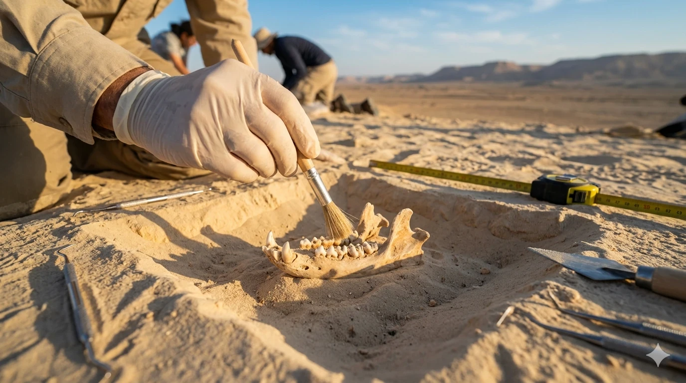 image about حفريّة القرد المصري القديم: اكتشاف علمي جديد يغير فهم تاريخ تطور الإنسان