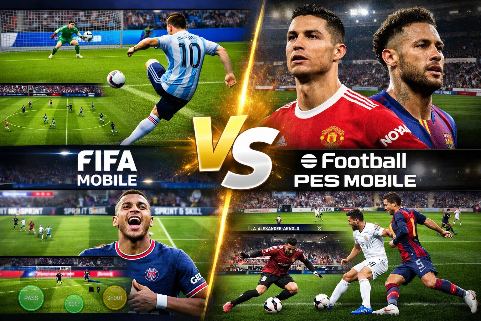 image about 🎮 مقارنة بين فيفا وبيس للموبايل: أيهما الأفضل لعشاق كرة القدم؟