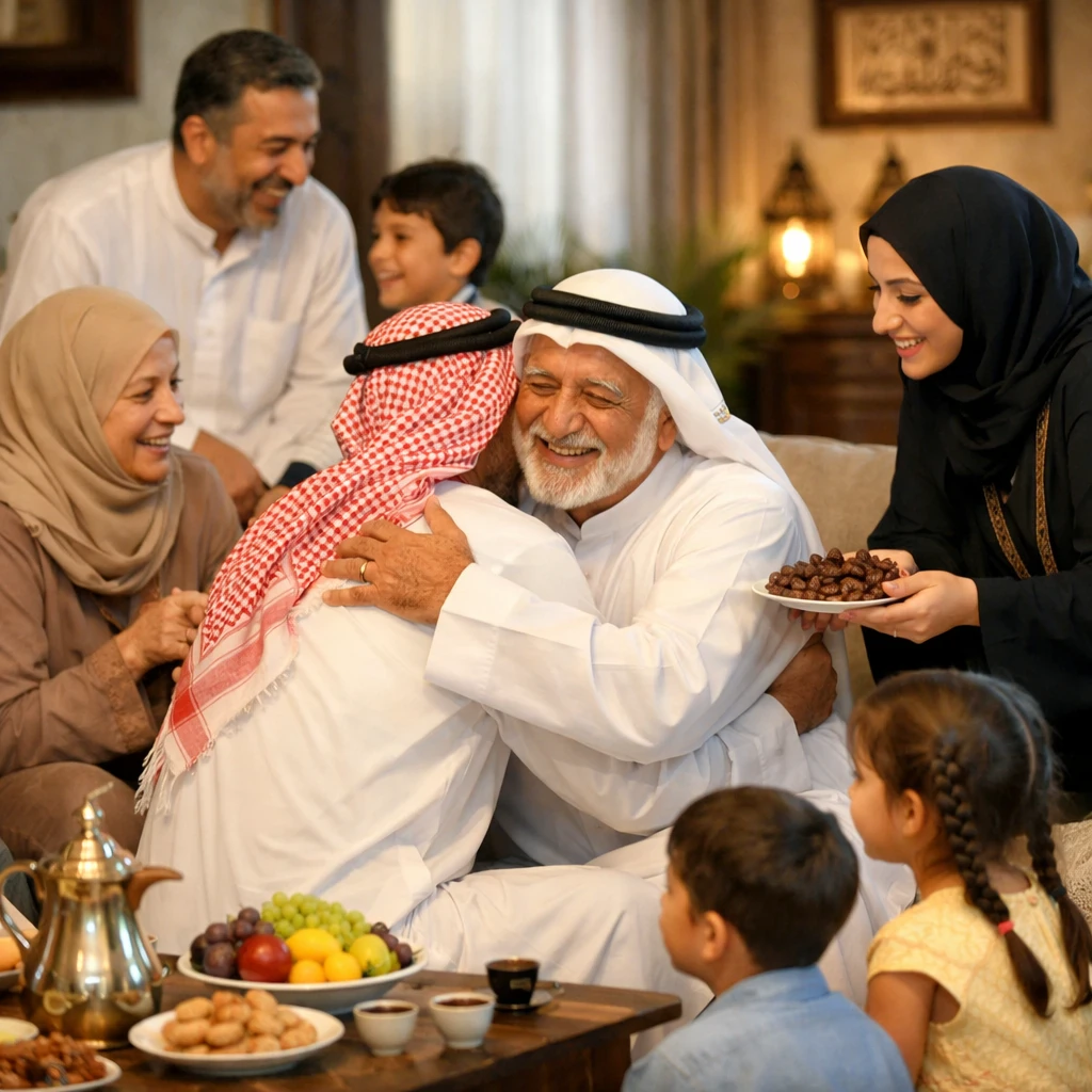 image about صلة الرحم من اعظم القيم 