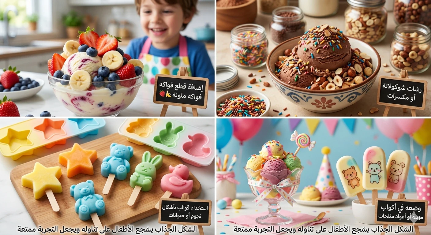 image about سر السعادة في كوب: طريقة عمل آيس كريم منزلي طبيعي وآمن للأطفال