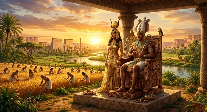 image about مأساة العرش والخلود – ملحمة أوزيريس، إيزيس، وست