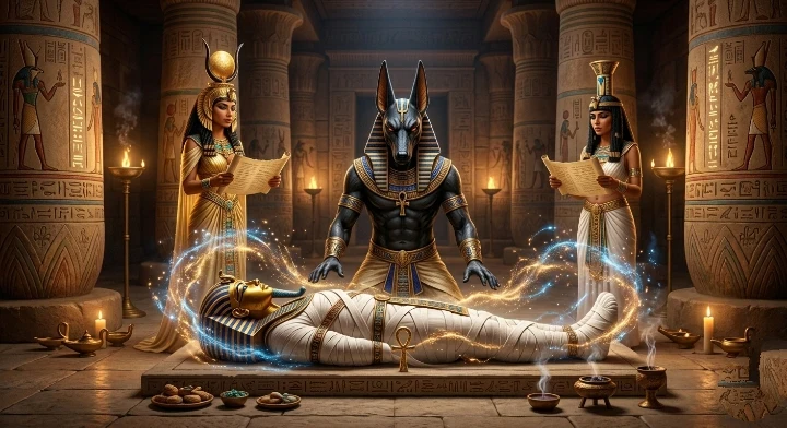 image about مأساة العرش والخلود – ملحمة أوزيريس، إيزيس، وست