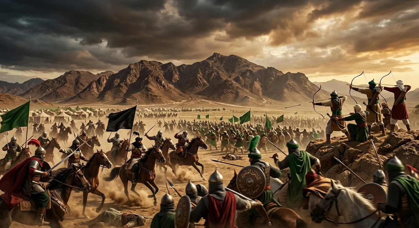 image about غزوة أحد: القصة الكاملة للتحول المثير من النصر إلى الهزيمة