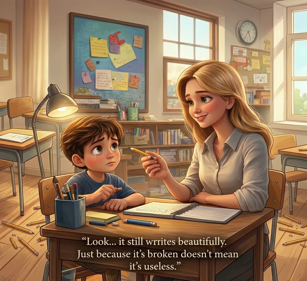 image about The Pencil Was Broken… But It Still Had a Purpose