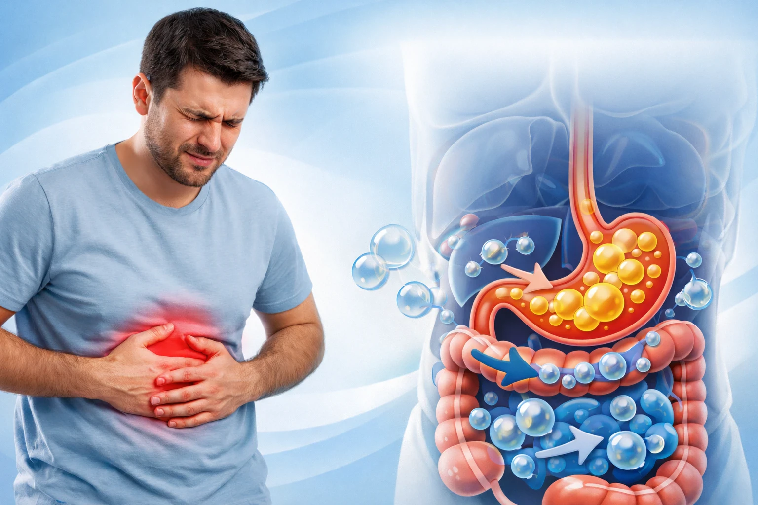 image about انتفاخ البطن والغازات : متى يكون طبيعيًا ومتى يجب القلق؟