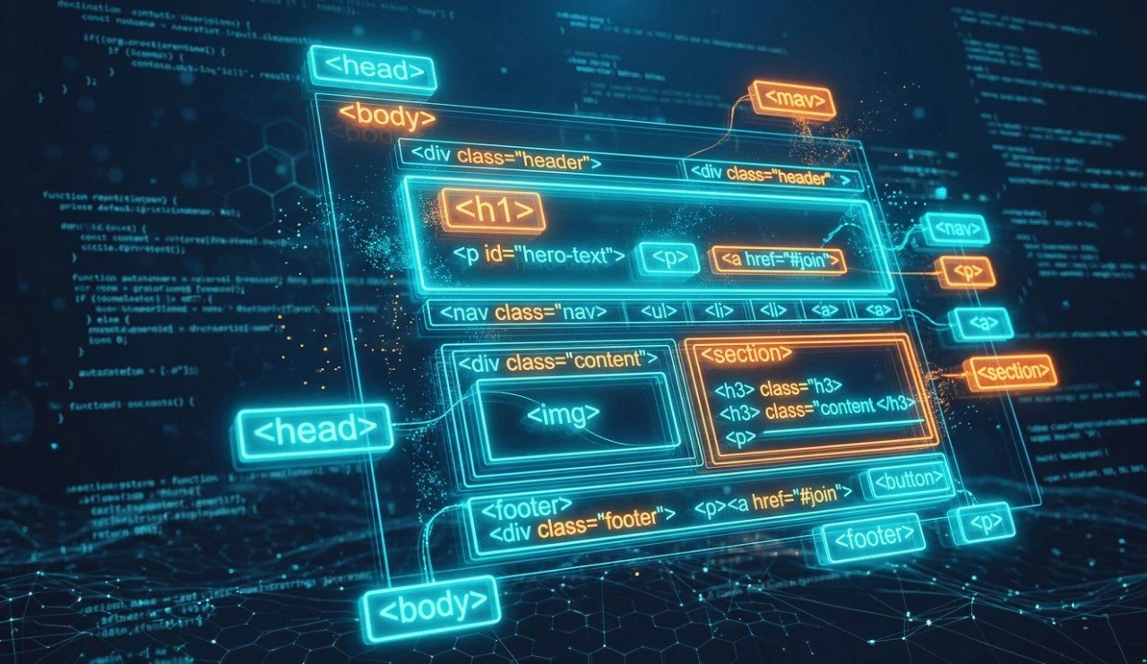 image about وسوم HTML (Tags): اللبنات الأساسية والشفرات السرية لبناء عوالم الويب