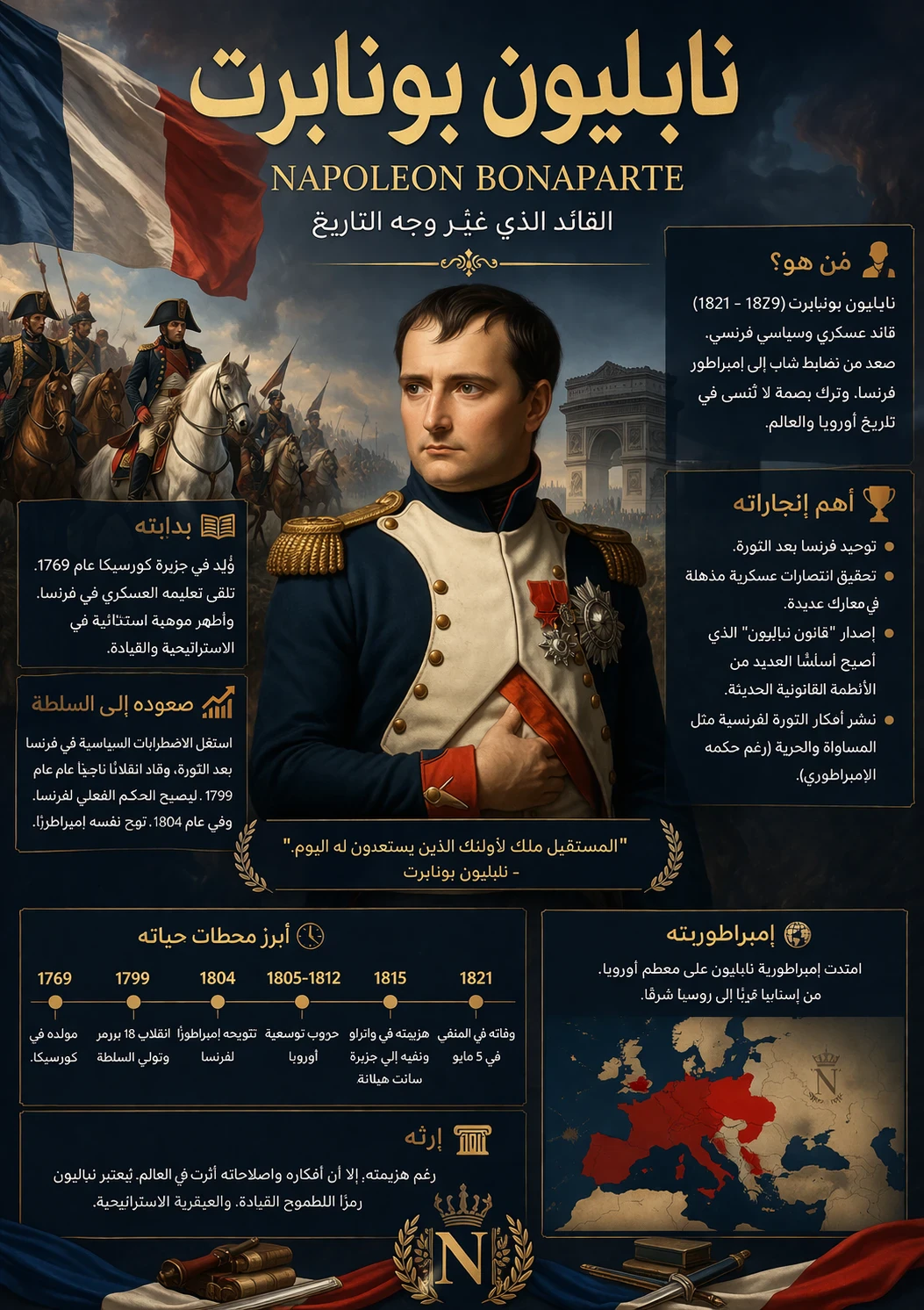 image about القائد الفرنسي نابليون بونابرت 