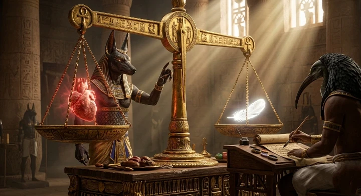 image about ميزان القلوب – رحلة الروح في عالم