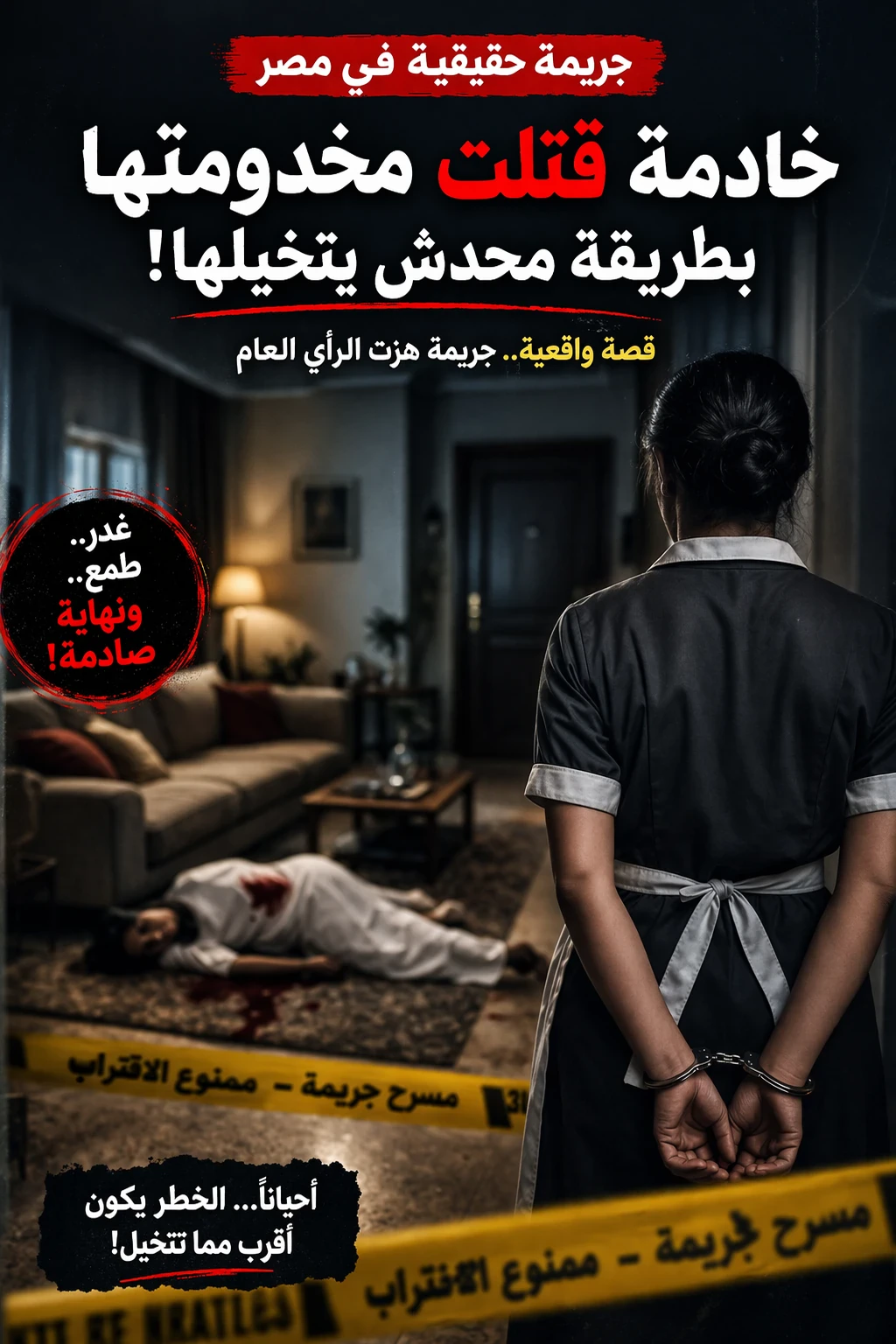 image about جريمة هزت مصر… خادمة قتلت مخدومتها بطريقة محدش يتخيلها!