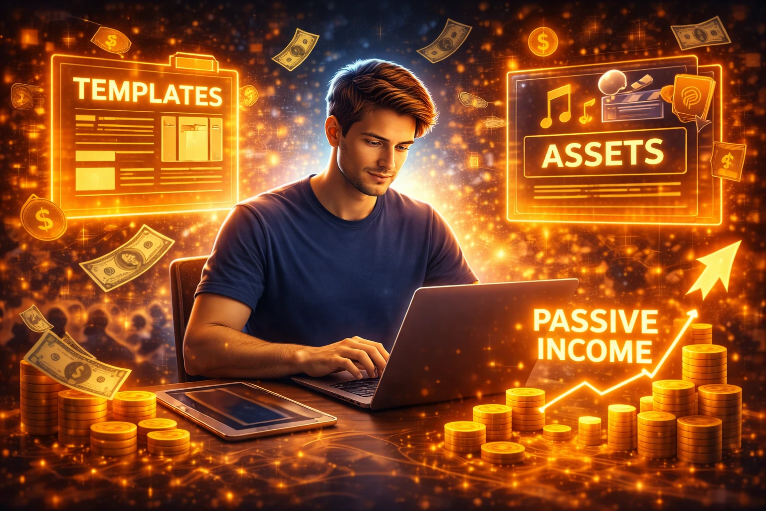 image about الأقتصاد الصامت : كيف تبيع أصولك الرقمية مرة واحدة وتجني أرباحاً للأبد ؟