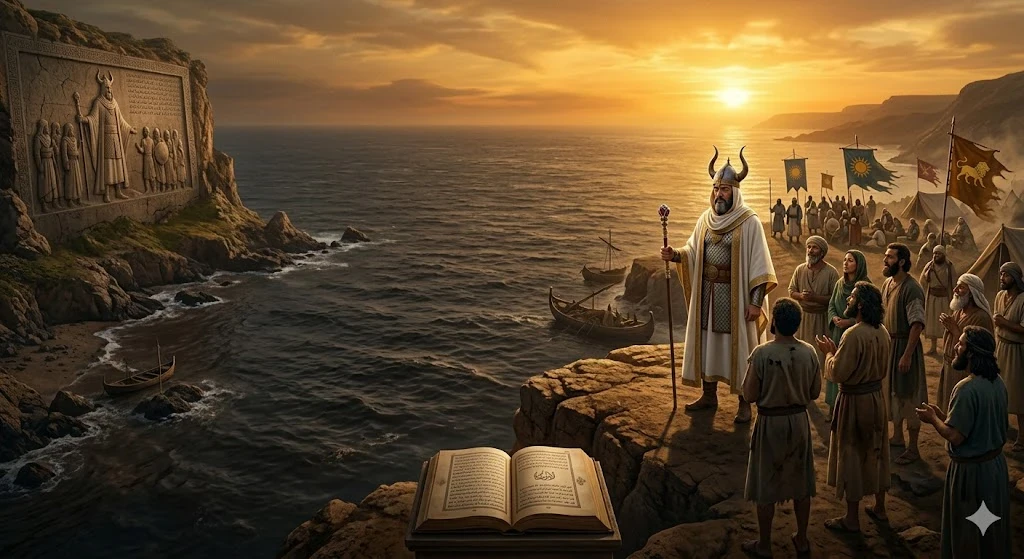 image about قصة ذو القرنين… القائد العادل ورحلة القوة والإيمان 💪✨