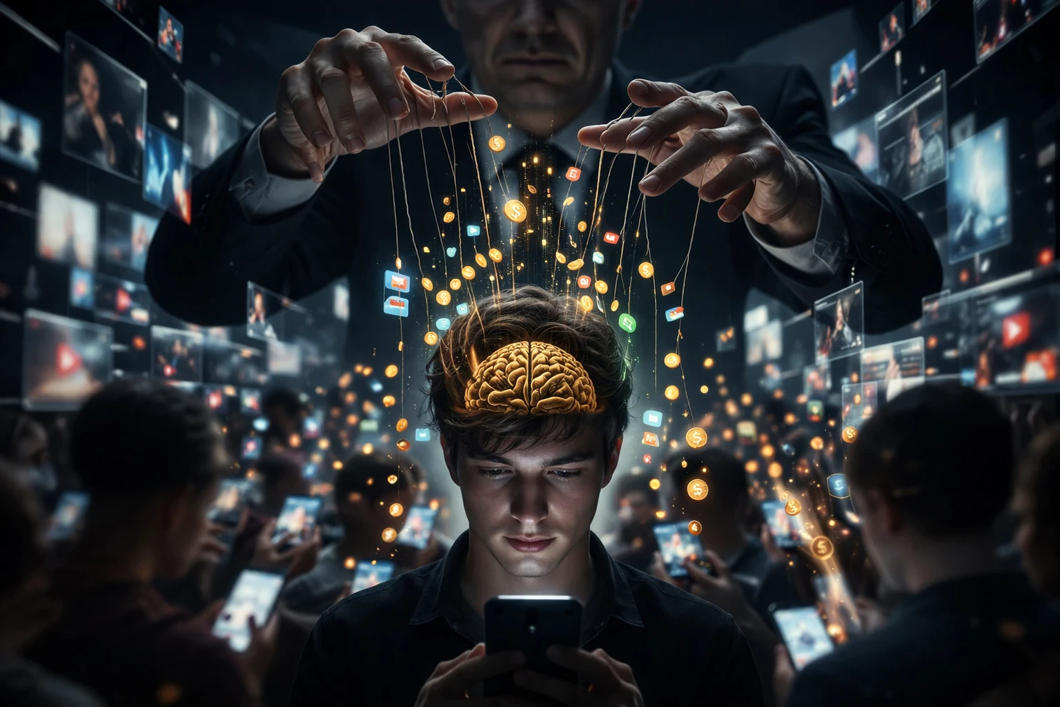 image about اقتصاد الانتباه: كيف تُباع عقولنا في السوق الرقمي؟