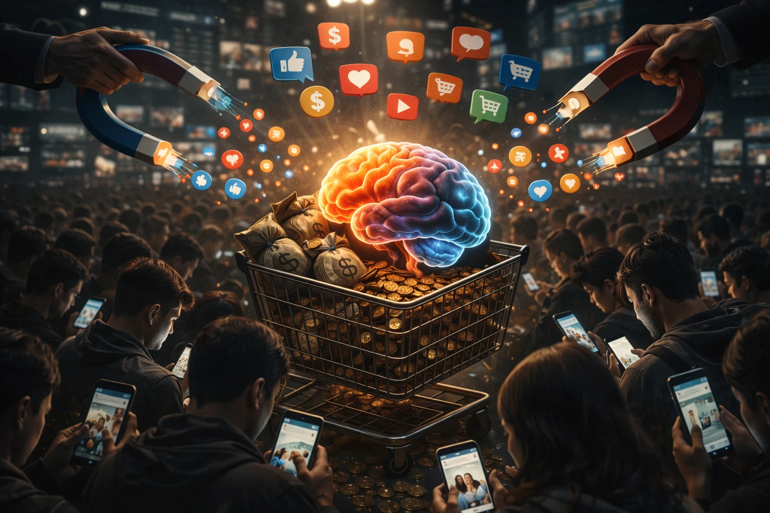 image about اقتصاد الانتباه: كيف تُباع عقولنا في السوق الرقمي؟