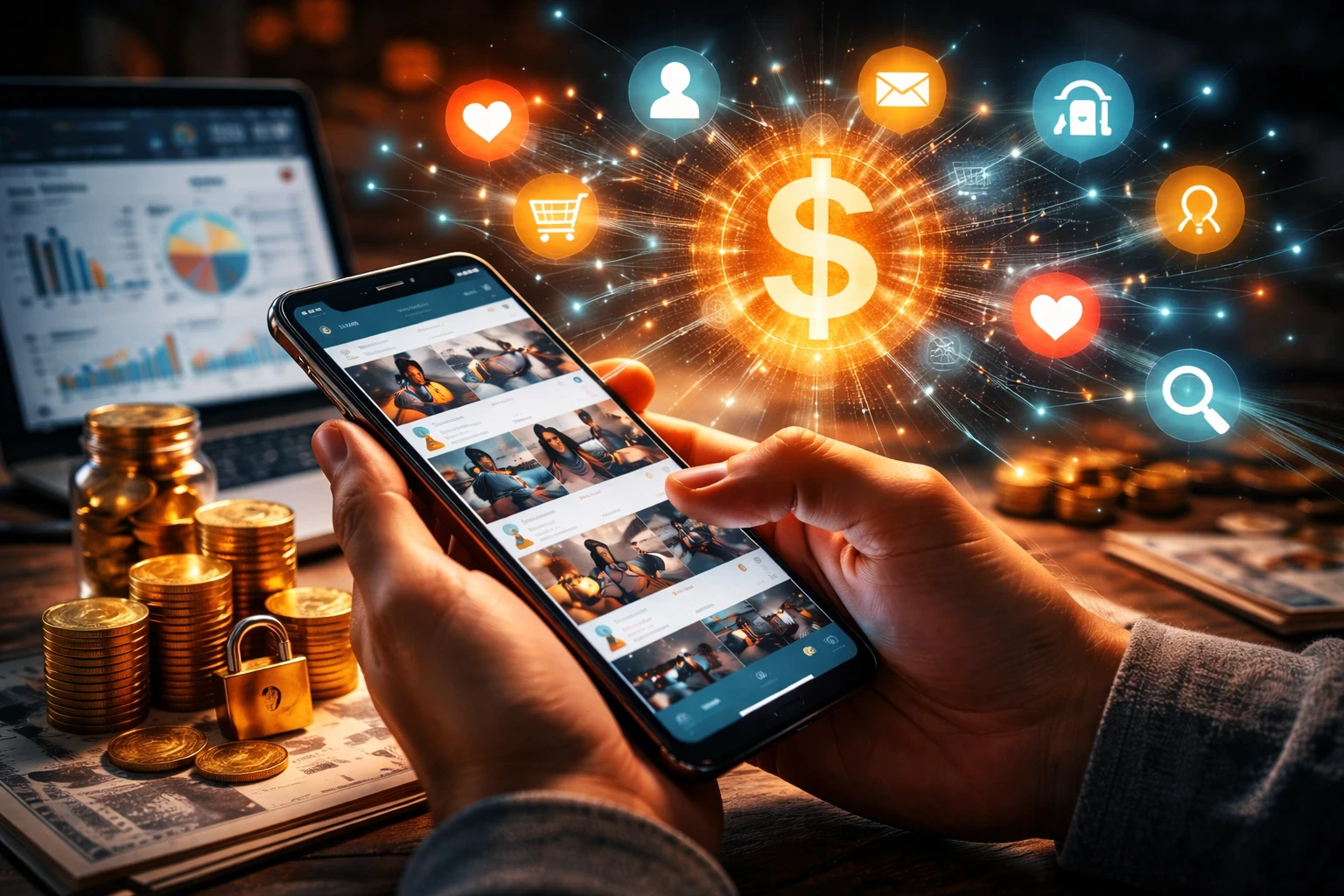 image about اقتصاد الانتباه: كيف تُباع عقولنا في السوق الرقمي؟