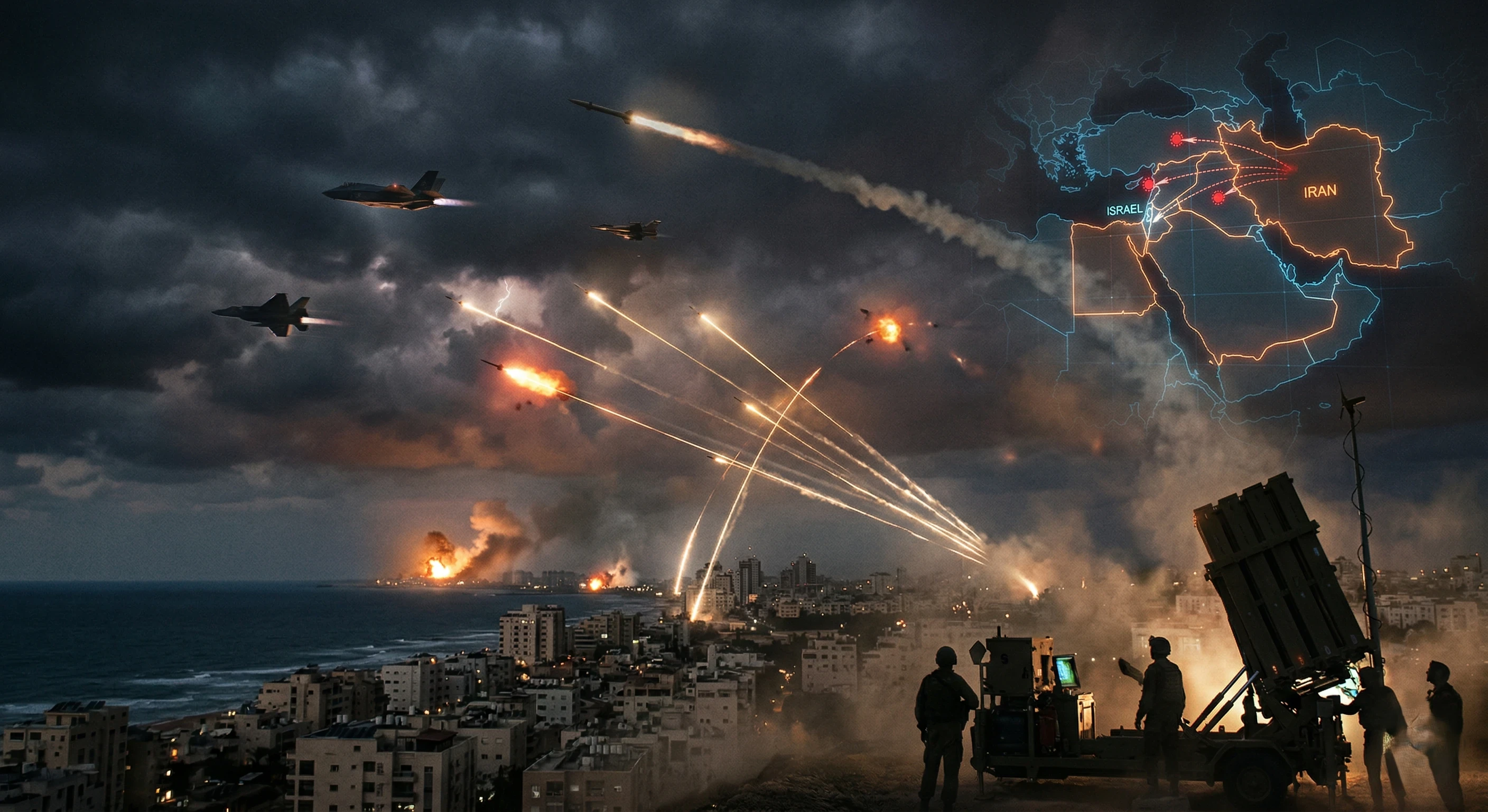 image about حرب إيران وإسرائيل: صراع يقترب من نقطة اللاعودة ويهدد بإشعال الشرق الأوسط
