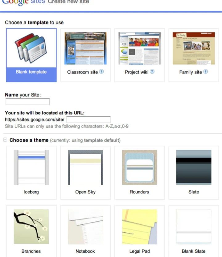 image about كيفية إنشاء موقع على جوجل خطوة بخطوة
