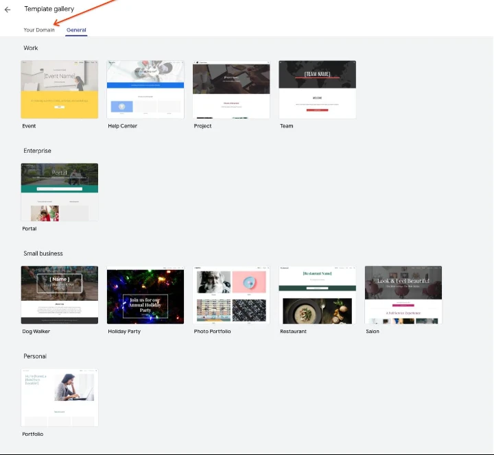 image about كيفية إنشاء موقع على جوجل خطوة بخطوة