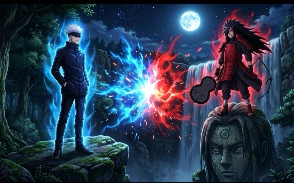 image about صدام العوالم: حين التقى غوجو بمادارا