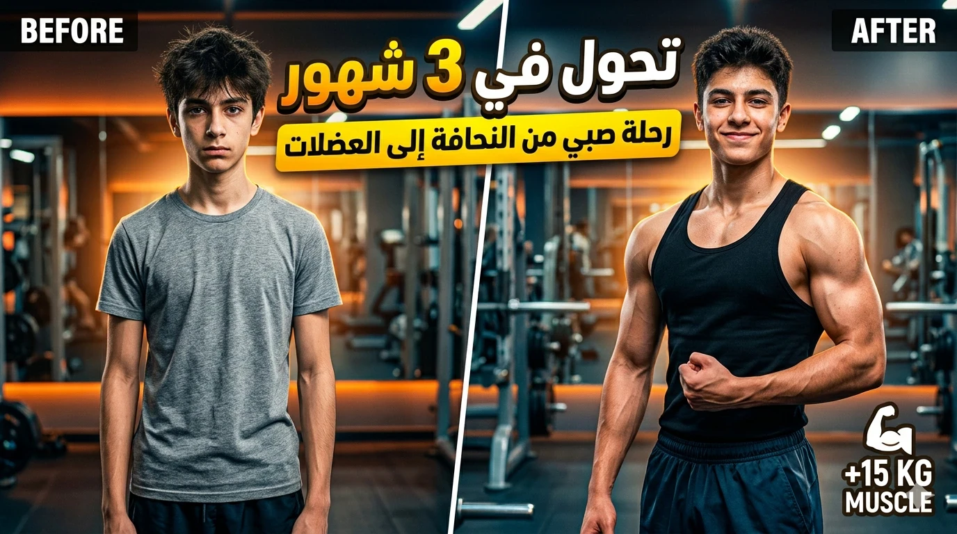 image about كيف تبني جسمًا رياضيًا في 3 أشهر 💪🔥 | خطة احترافية للمبتدئين