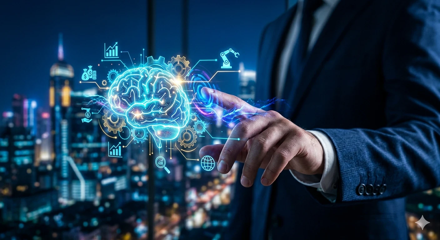 image about من الروتين 🔄 إلى الريادة 🏆: كيف يُعيد الثنائي المرح (الذكاء الاصطناعي 🤖 والأتمتة ⚡) تشكيل مستقبل الأعمال؟ 🌐