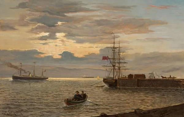 image about مارتن آغارد: فنان البحار والموانئ النرويجية