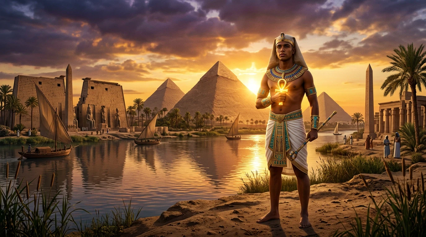 image about رحلة الخلود في قلب الحضارة: حكاية مصري قديم تحدى الموت بالإيمان