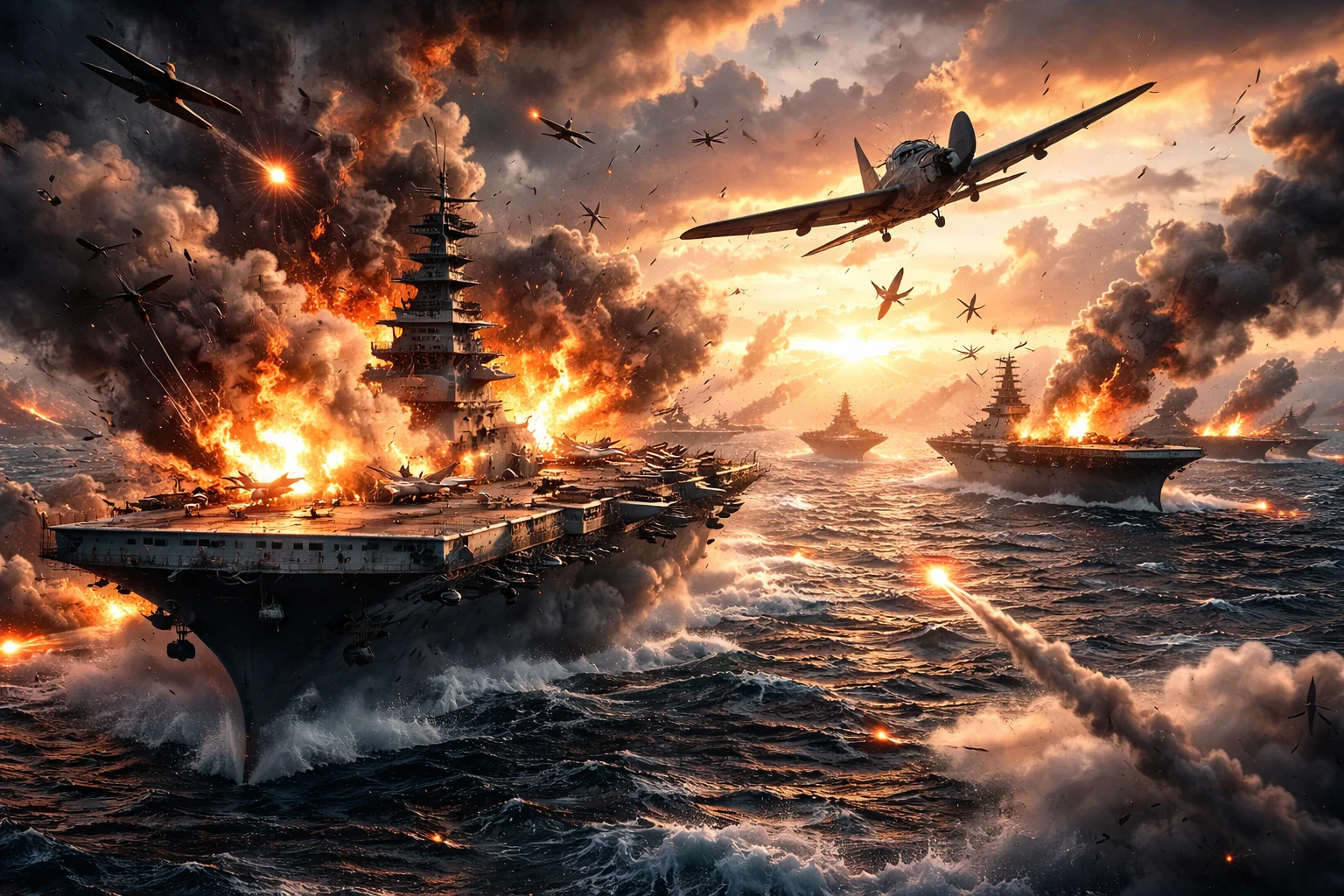 image about معركة ميدواي كيف خسرت اليابان الحرب في 4 أيام فقط