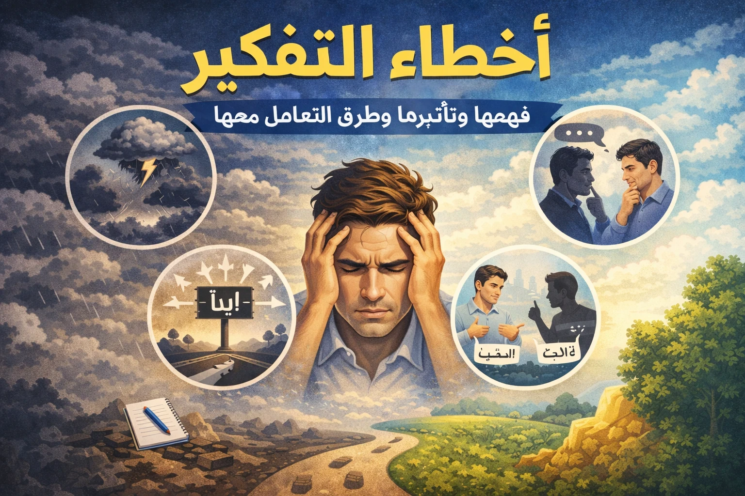 image about أخطاء التفكير: فهمها وتأثيرها وطرق التعامل معها