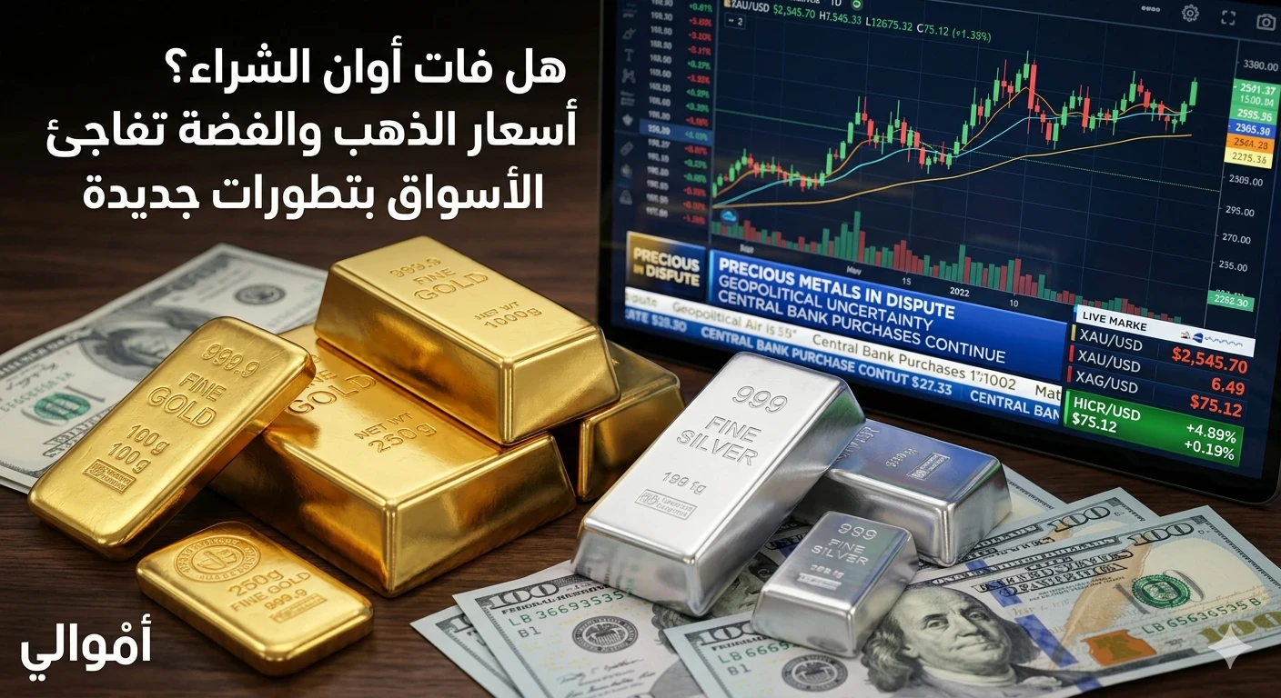 image about هل فات أوان الشراء؟ أسعار الذهب والفضة تفاجئ الأسواق بتطورات جديدة.