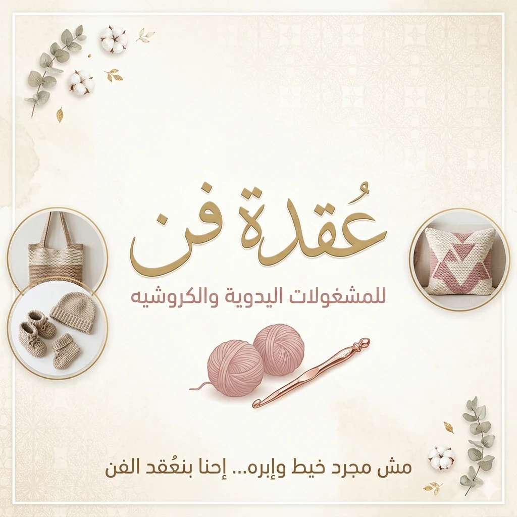 image about عُقدة فن للمشغولات اليدوية والكروشيه