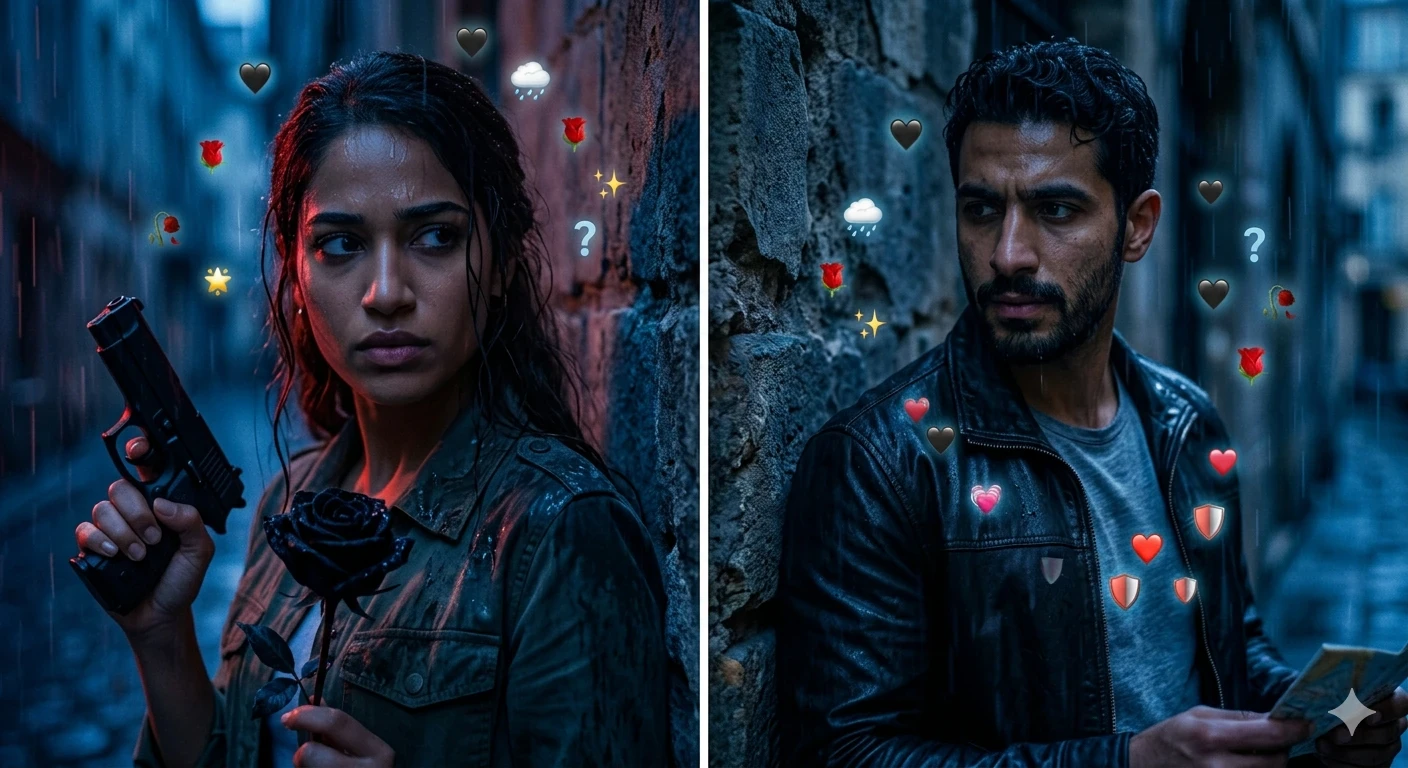 image about لغز الوردة السوداء وفهد الليل 🖤🌹