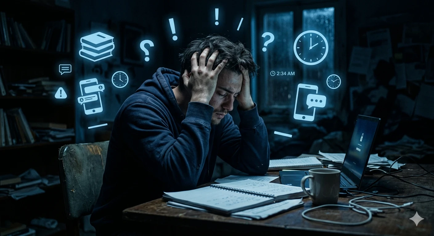 image about “جيل تحت الضغط: لماذا نشعر أننا نحارب العالم وحدنا؟