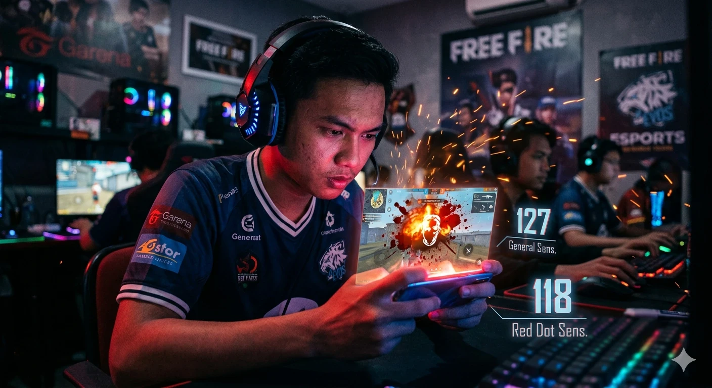 image about أفضل إعدادات حساسية فري فاير بعد التحديث الجديد 2026 – تحكم أسطوري وثبات غير طبيعي!